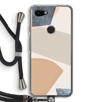 CaseCompany Formo: Pixel 3a Transparant Hoesje met koord