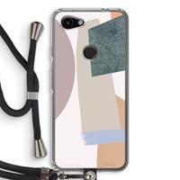 CaseCompany Lindo: Pixel 3a Transparant Hoesje met koord