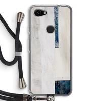 CaseCompany Meet you there: Pixel 3a Transparant Hoesje met koord