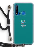 CaseCompany Win98: Huawei P20 Lite (2019) Transparant Hoesje met koord