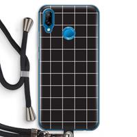 CaseCompany Rooster 2: Huawei P20 Lite Transparant Hoesje met koord