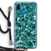 CaseCompany Weerkaatsing water: Huawei P20 Lite Transparant Hoesje met koord