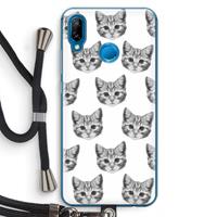 CaseCompany Kitten: Huawei P20 Lite Transparant Hoesje met koord