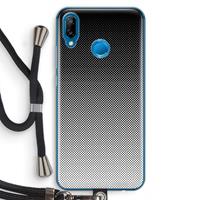 CaseCompany Musketon Halftone: Huawei P20 Lite Transparant Hoesje met koord