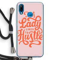 CaseCompany Hustle Lady: Huawei P20 Lite Transparant Hoesje met koord