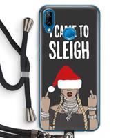 CaseCompany Came To Sleigh: Huawei P20 Lite Transparant Hoesje met koord