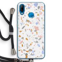 CaseCompany Terrazzo N°8: Huawei P20 Lite Transparant Hoesje met koord