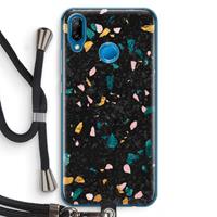 CaseCompany Terrazzo N°10: Huawei P20 Lite Transparant Hoesje met koord