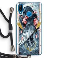 CaseCompany Golden Raven: Huawei P20 Lite Transparant Hoesje met koord