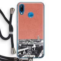 CaseCompany Marrakech Skyline : Huawei P20 Lite Transparant Hoesje met koord