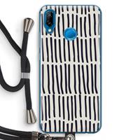 CaseCompany Moroccan stripes: Huawei P20 Lite Transparant Hoesje met koord