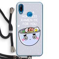 CaseCompany I'm A Hopeless Ramen-Tic For You: Huawei P20 Lite Transparant Hoesje met koord