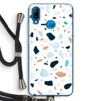 CaseCompany Terrazzo N°13: Huawei P20 Lite Transparant Hoesje met koord