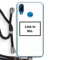 CaseCompany Link in bio: Huawei P20 Lite Transparant Hoesje met koord