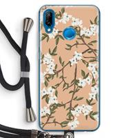 CaseCompany Blossoming spring: Huawei P20 Lite Transparant Hoesje met koord