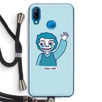 CaseCompany Zwaai: Huawei P20 Lite Transparant Hoesje met koord