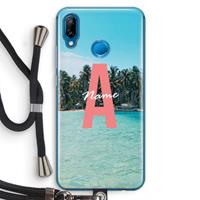 CaseCompany Pacific Dream: Huawei P20 Lite Transparant Hoesje met koord