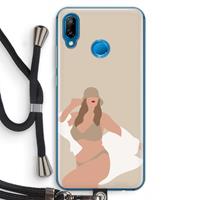 CaseCompany One of a kind: Huawei P20 Lite Transparant Hoesje met koord