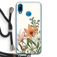 CaseCompany Floral bouquet: Huawei P20 Lite Transparant Hoesje met koord