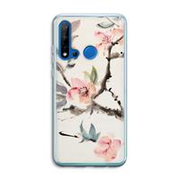 CaseCompany Japanse bloemen: Huawei P20 Lite (2019) Transparant Hoesje