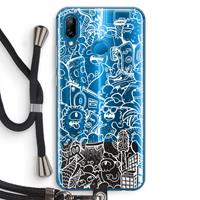 CaseCompany Vexx City #2: Huawei P20 Lite Transparant Hoesje met koord