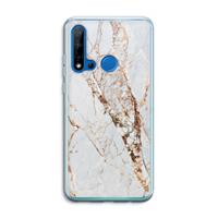 CaseCompany Goud marmer: Huawei P20 Lite (2019) Transparant Hoesje