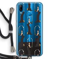 CaseCompany Pop Some Kim: Huawei P20 Lite Transparant Hoesje met koord