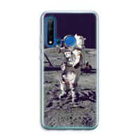 CaseCompany Spaceman: Huawei P20 Lite (2019) Transparant Hoesje