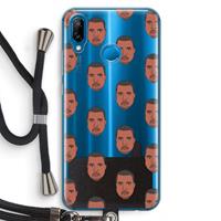 CaseCompany Kanye Call Me℃: Huawei P20 Lite Transparant Hoesje met koord