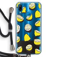 CaseCompany When Life Gives You Lemons...: Huawei P20 Lite Transparant Hoesje met koord