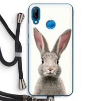 CaseCompany Daisy: Huawei P20 Lite Transparant Hoesje met koord