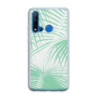 CaseCompany Palmbladeren: Huawei P20 Lite (2019) Transparant Hoesje