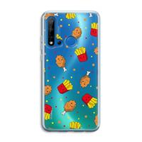 CaseCompany Chicken 'n Fries: Huawei P20 Lite (2019) Transparant Hoesje