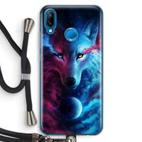 CaseCompany Where Light And Dark Meet: Huawei P20 Lite Transparant Hoesje met koord