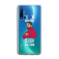 CaseCompany Sleigh Bells Ring: Huawei P20 Lite (2019) Transparant Hoesje