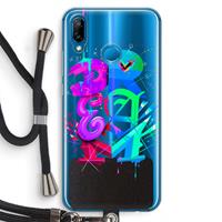 CaseCompany Dream: Huawei P20 Lite Transparant Hoesje met koord