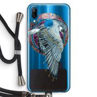 CaseCompany Golden Falcon: Huawei P20 Lite Transparant Hoesje met koord