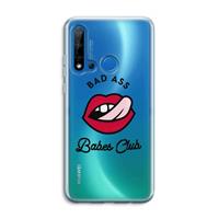 CaseCompany Badass Babes Club: Huawei P20 Lite (2019) Transparant Hoesje