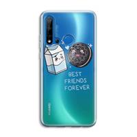 CaseCompany Best Friend Forever: Huawei P20 Lite (2019) Transparant Hoesje