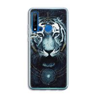 CaseCompany Darkness Tiger: Huawei P20 Lite (2019) Transparant Hoesje