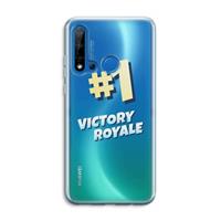 CaseCompany Victory Royale: Huawei P20 Lite (2019) Transparant Hoesje