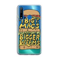 CaseCompany Big Macs Bigger Dreams: Huawei P20 Lite (2019) Transparant Hoesje