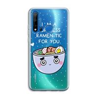 CaseCompany I'm A Hopeless Ramen-Tic For You: Huawei P20 Lite (2019) Transparant Hoesje