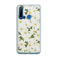 CaseCompany Summer Daisies: Huawei P20 Lite (2019) Transparant Hoesje