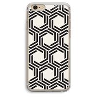 CaseCompany Geometrisch patroon: iPhone 6 Plus / 6S Plus Transparant Hoesje