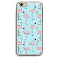 CaseCompany Anything Flamingoes: iPhone 6 Plus / 6S Plus Transparant Hoesje