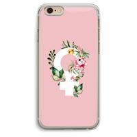 CaseCompany Venus: iPhone 6 Plus / 6S Plus Transparant Hoesje