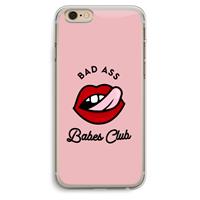 CaseCompany Badass Babes Club: iPhone 6 Plus / 6S Plus Transparant Hoesje