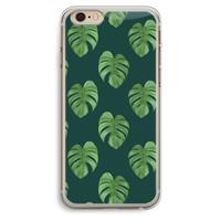 CaseCompany Monstera leaves: iPhone 6 Plus / 6S Plus Transparant Hoesje