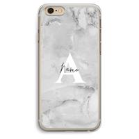 CaseCompany Ivory Marble: iPhone 6 Plus / 6S Plus Transparant Hoesje